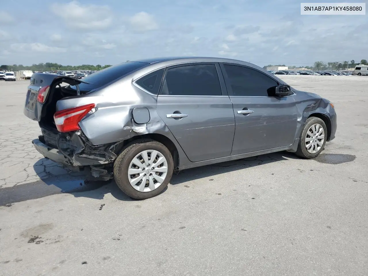 2019 Nissan Sentra S VIN: 3N1AB7AP1KY458080 Lot: 62880225