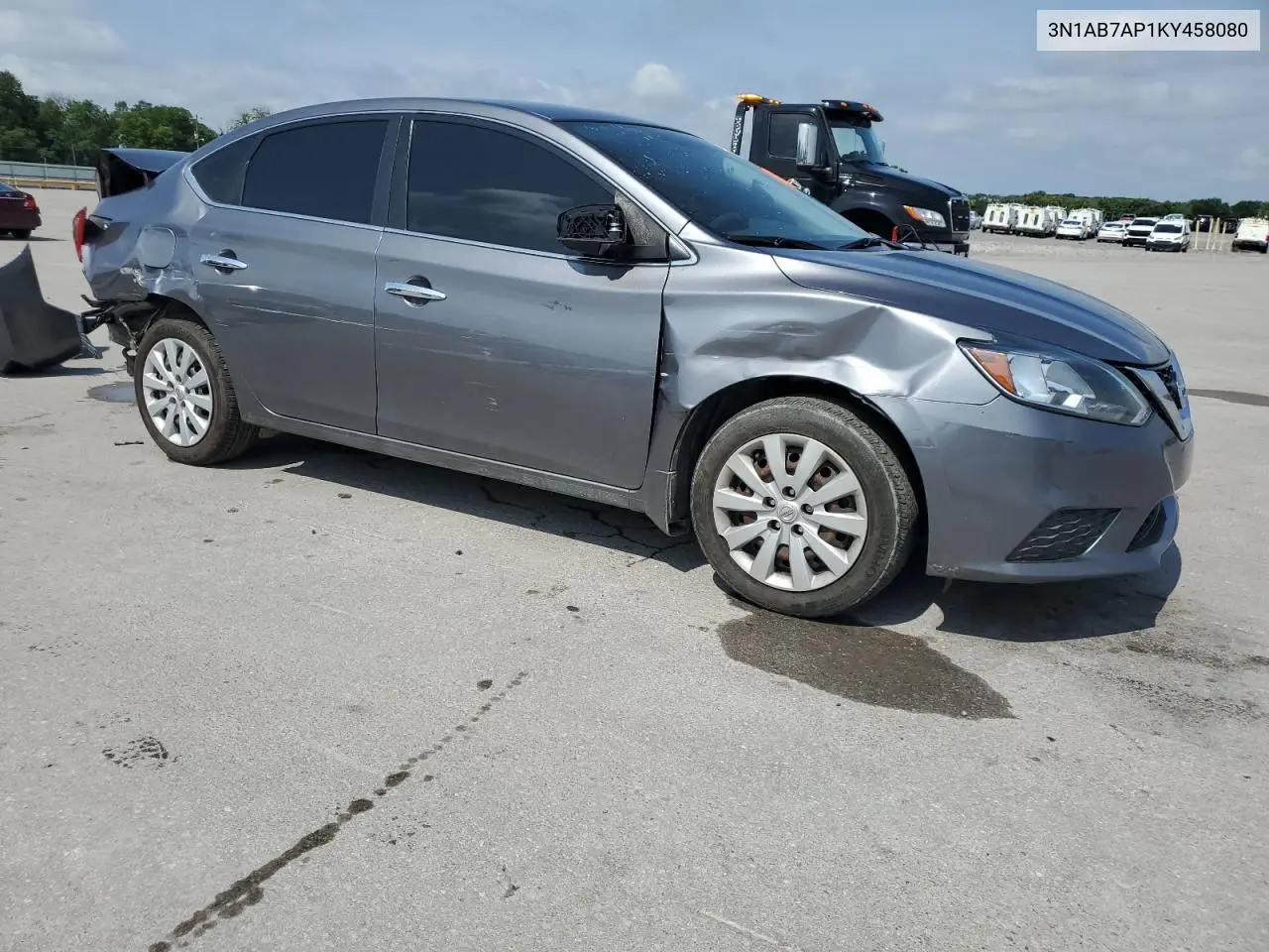 2019 Nissan Sentra S VIN: 3N1AB7AP1KY458080 Lot: 62880225