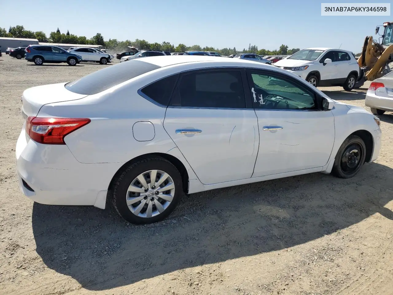 2019 Nissan Sentra S VIN: 3N1AB7AP6KY346598 Lot: 62895875