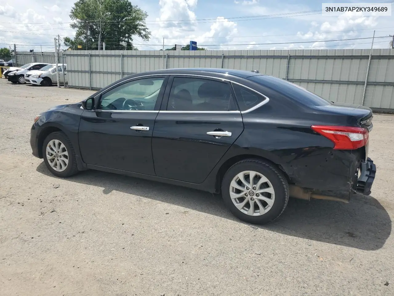 2019 Nissan Sentra S VIN: 3N1AB7AP2KY349689 Lot: 62897155