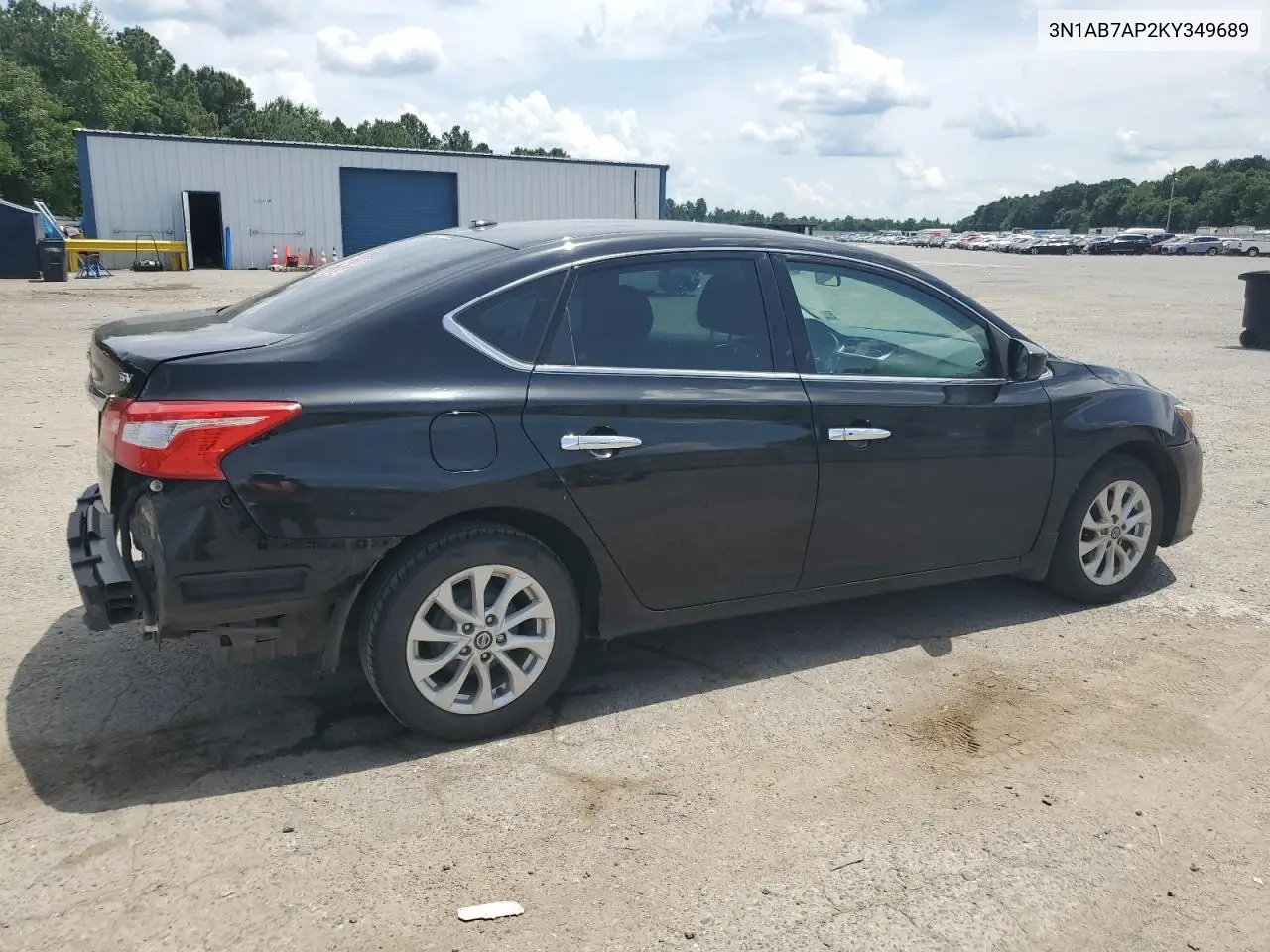 2019 Nissan Sentra S VIN: 3N1AB7AP2KY349689 Lot: 62897155