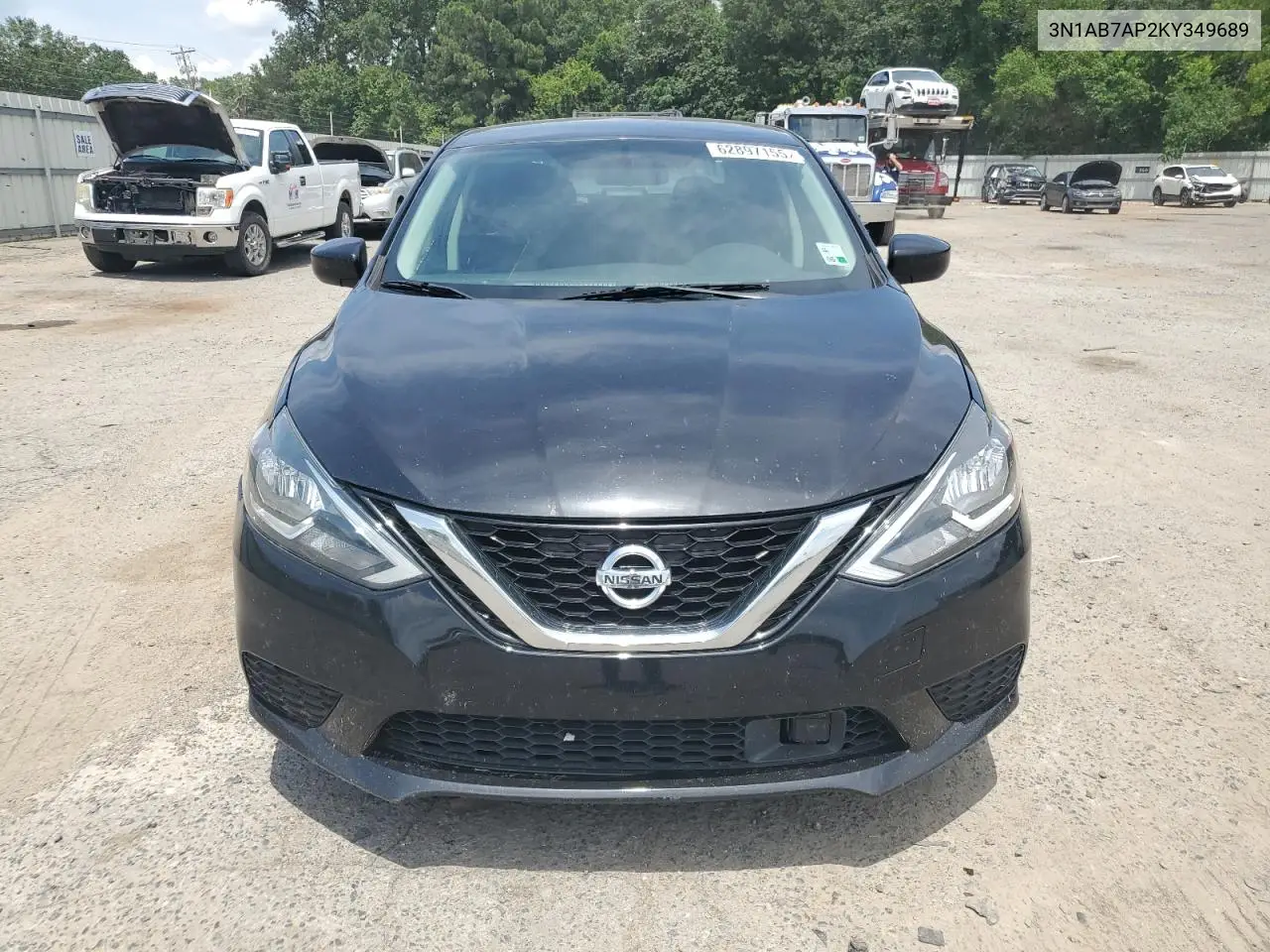 2019 Nissan Sentra S VIN: 3N1AB7AP2KY349689 Lot: 62897155