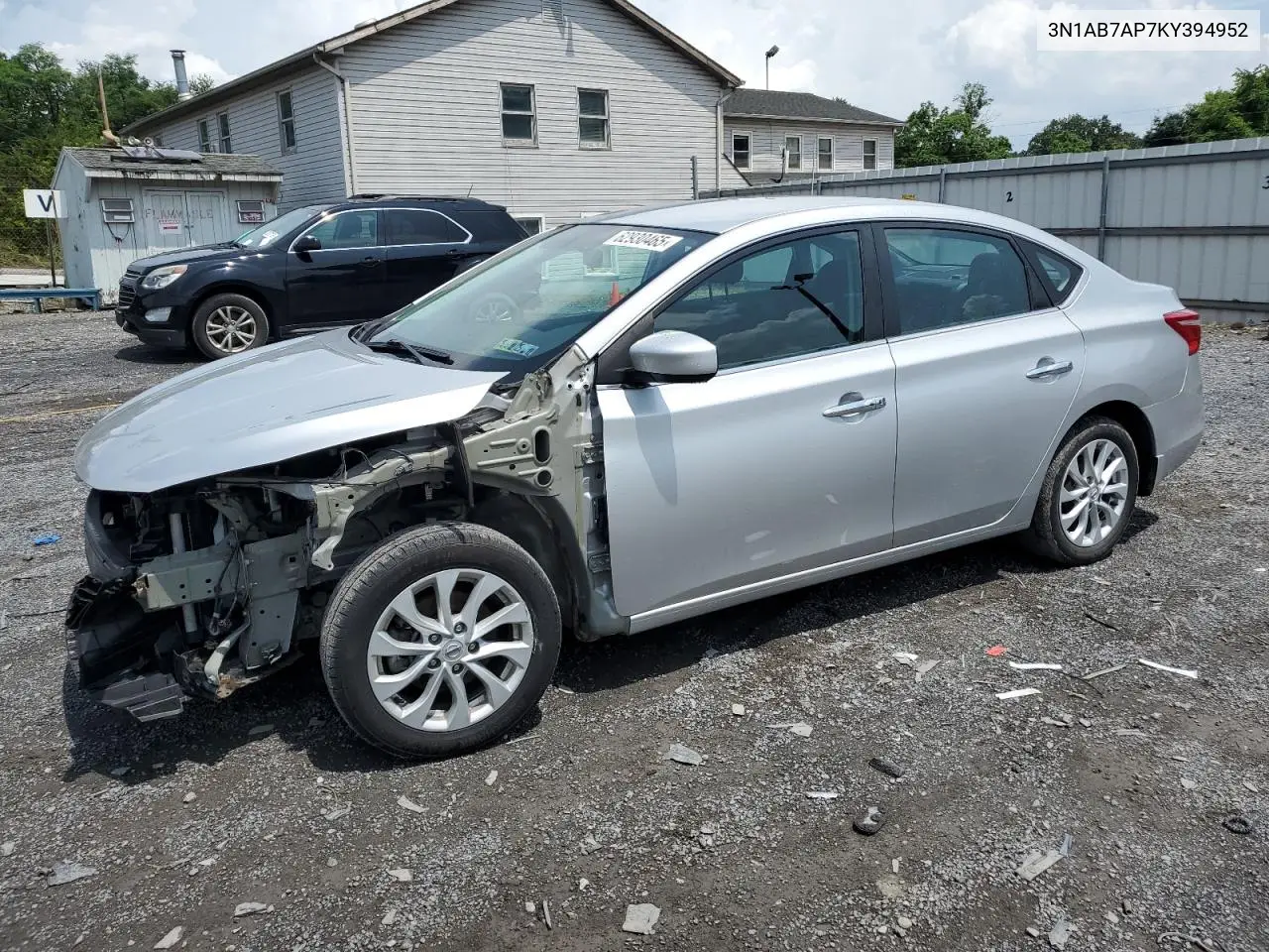 2019 Nissan Sentra S VIN: 3N1AB7AP7KY394952 Lot: 62930465