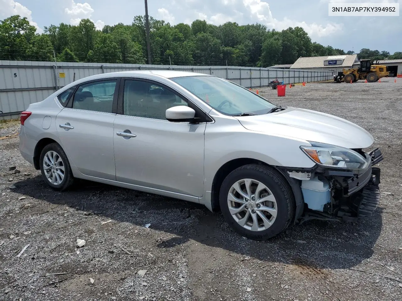 2019 Nissan Sentra S VIN: 3N1AB7AP7KY394952 Lot: 62930465