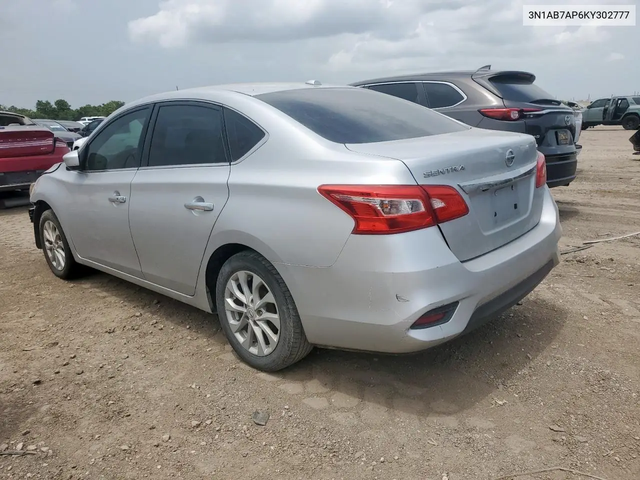 2019 Nissan Sentra S VIN: 3N1AB7AP6KY302777 Lot: 62991685