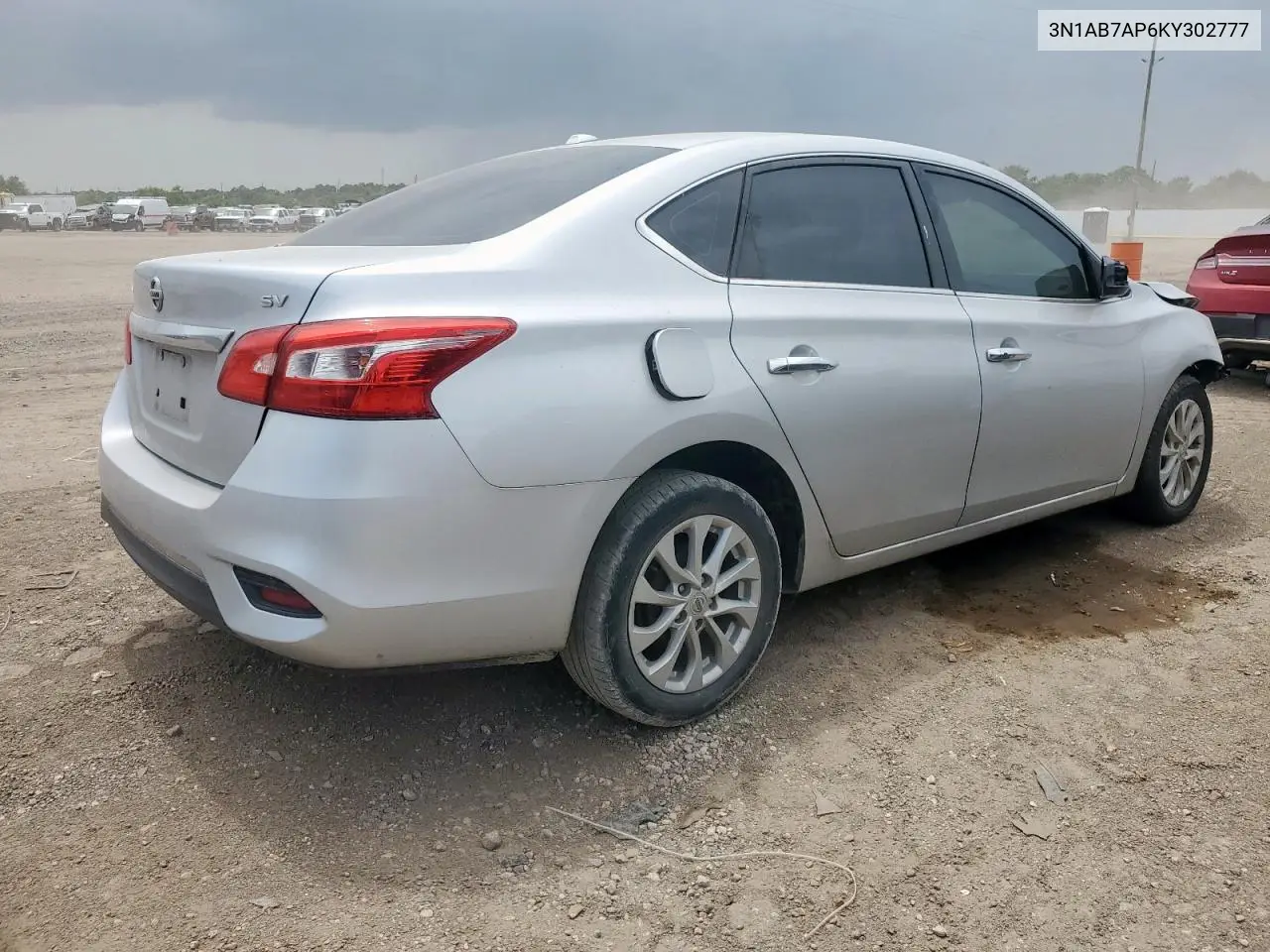 2019 Nissan Sentra S VIN: 3N1AB7AP6KY302777 Lot: 62991685
