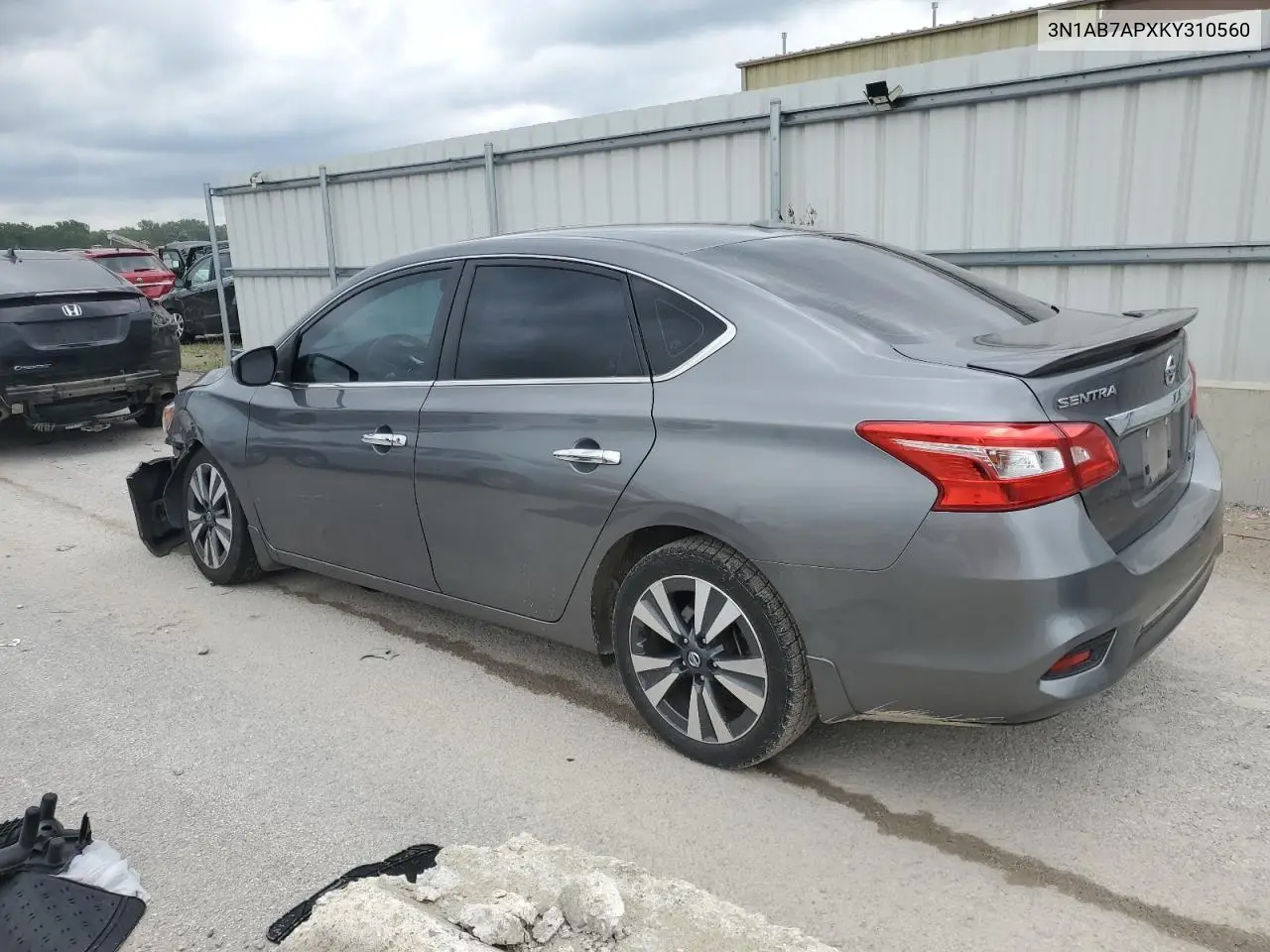 2019 Nissan Sentra S VIN: 3N1AB7APXKY310560 Lot: 63119255