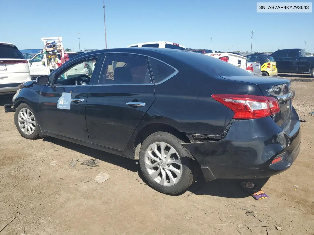 2019 Nissan Sentra S VIN: 3N1AB7AP4KY293643 Lot: 63129855