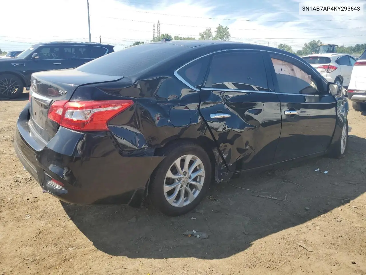2019 Nissan Sentra S VIN: 3N1AB7AP4KY293643 Lot: 63129855