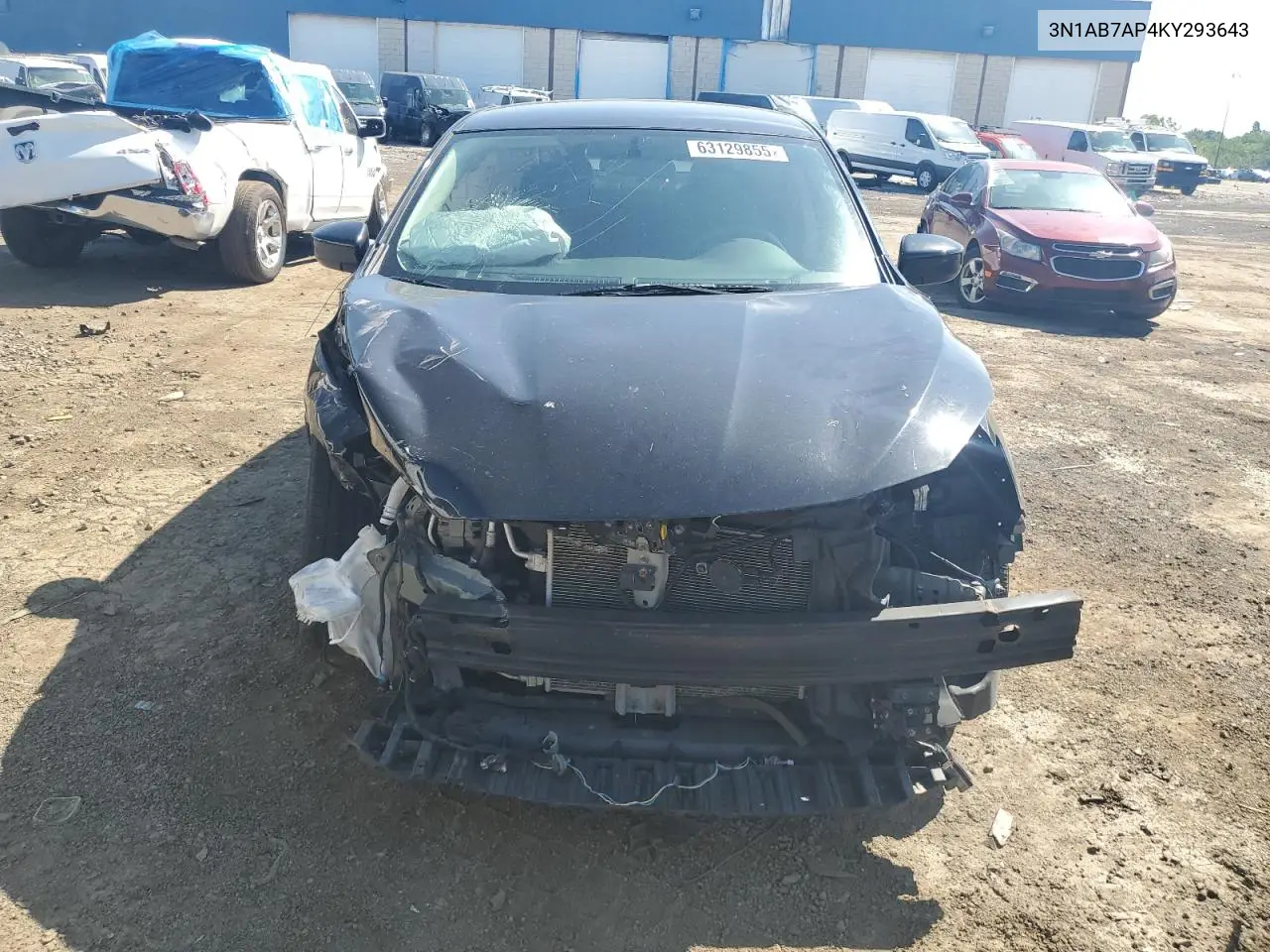 2019 Nissan Sentra S VIN: 3N1AB7AP4KY293643 Lot: 63129855
