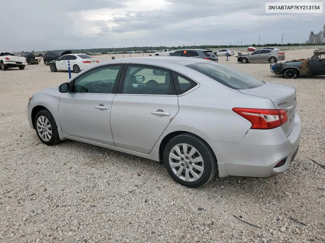 2019 Nissan Sentra S VIN: 3N1AB7AP7KY213154 Lot: 63158945