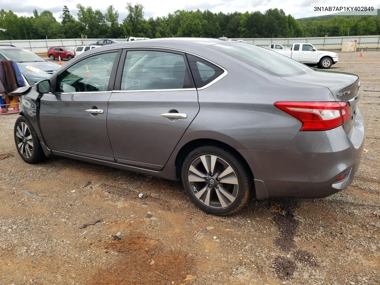 2019 Nissan Sentra S VIN: 3N1AB7AP1KY402849 Lot: 63336225