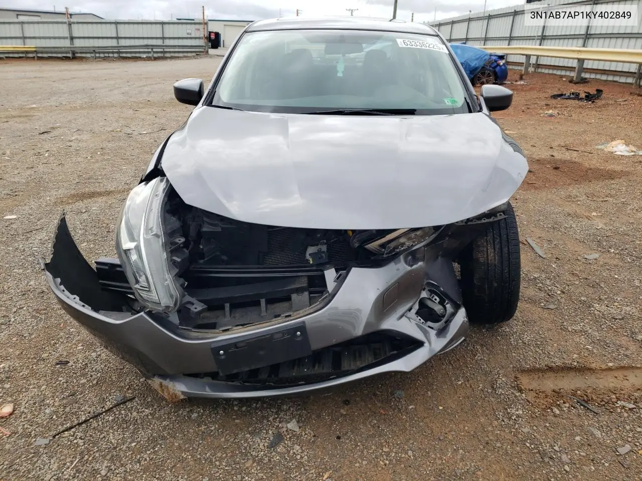 2019 Nissan Sentra S VIN: 3N1AB7AP1KY402849 Lot: 63336225