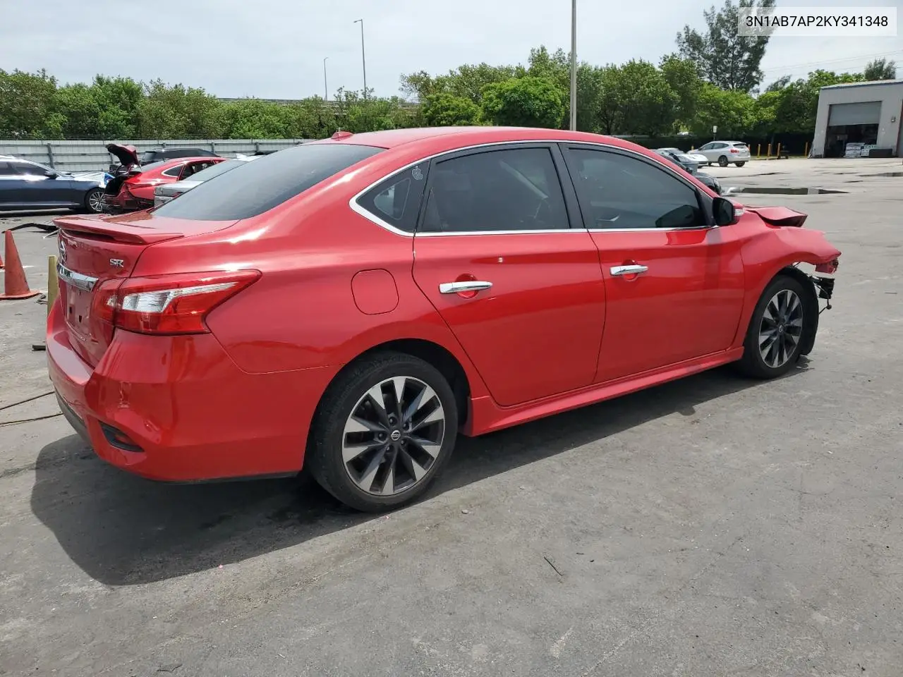 2019 Nissan Sentra S VIN: 3N1AB7AP2KY341348 Lot: 63371485