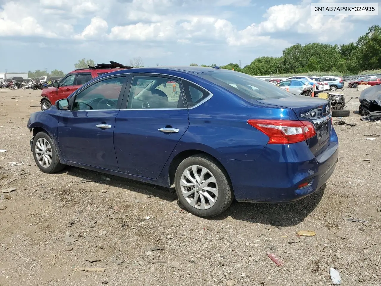 2019 Nissan Sentra S VIN: 3N1AB7AP9KY324935 Lot: 63497005