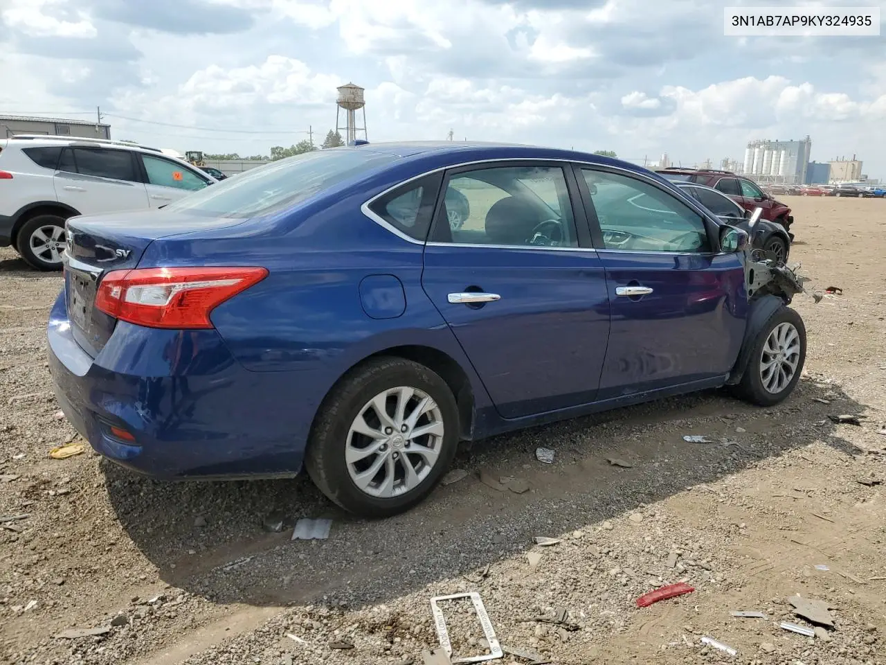 2019 Nissan Sentra S VIN: 3N1AB7AP9KY324935 Lot: 63497005