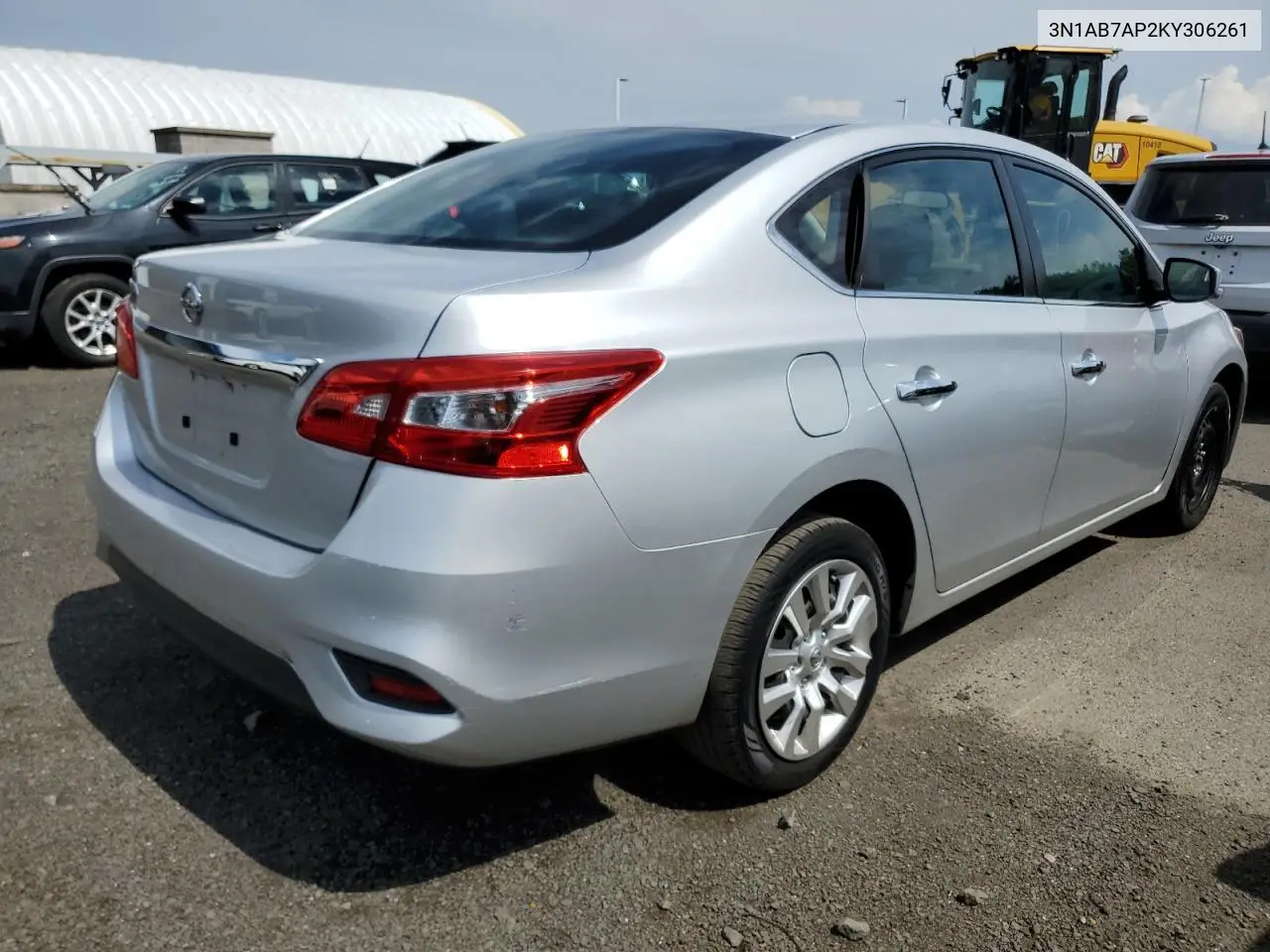 2019 Nissan Sentra S VIN: 3N1AB7AP2KY306261 Lot: 63500215