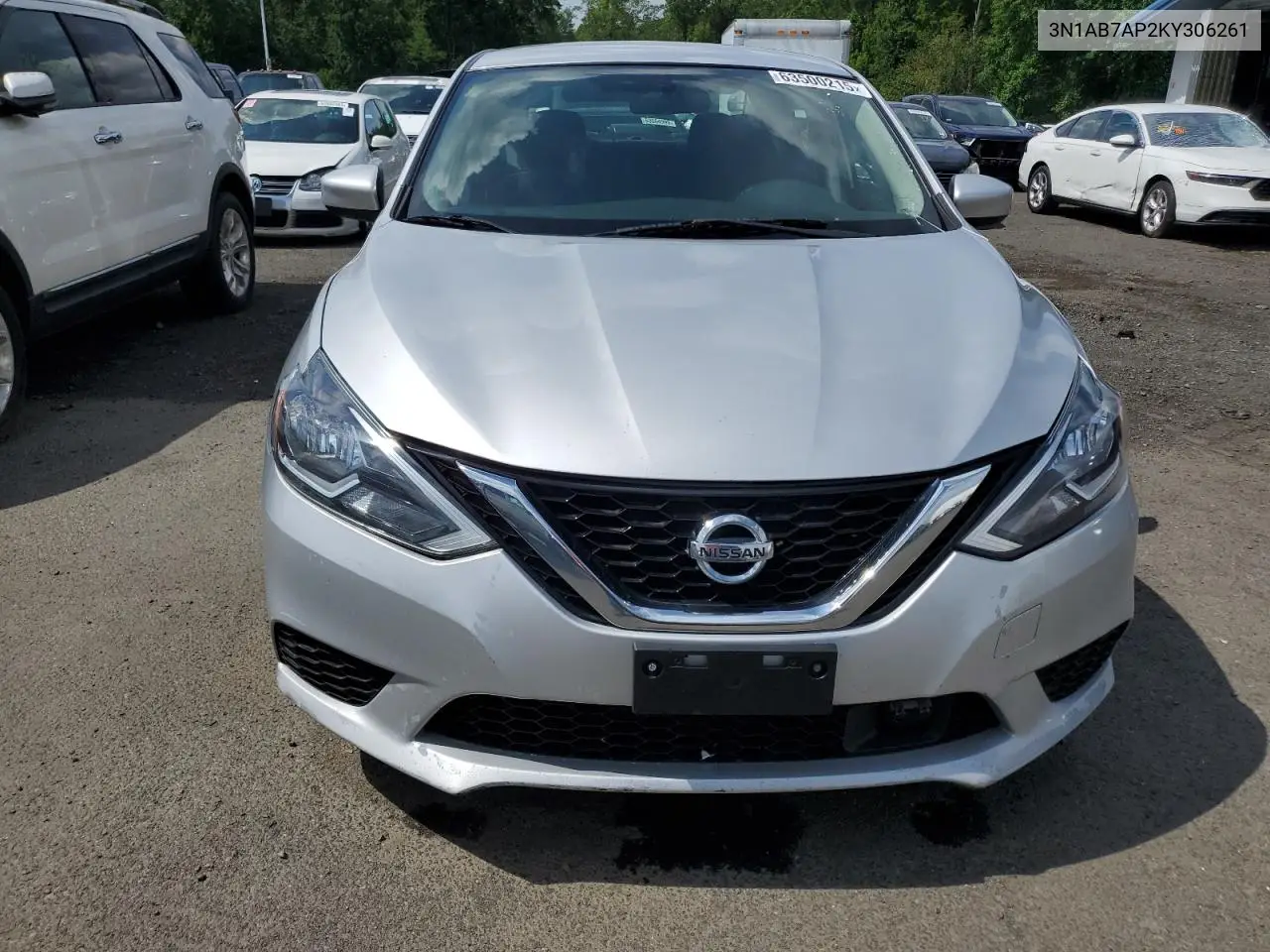 2019 Nissan Sentra S VIN: 3N1AB7AP2KY306261 Lot: 63500215