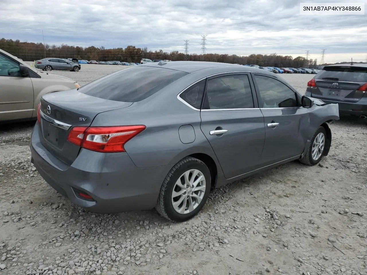 2019 Nissan Sentra S VIN: 3N1AB7AP4KY348866 Lot: 85115074