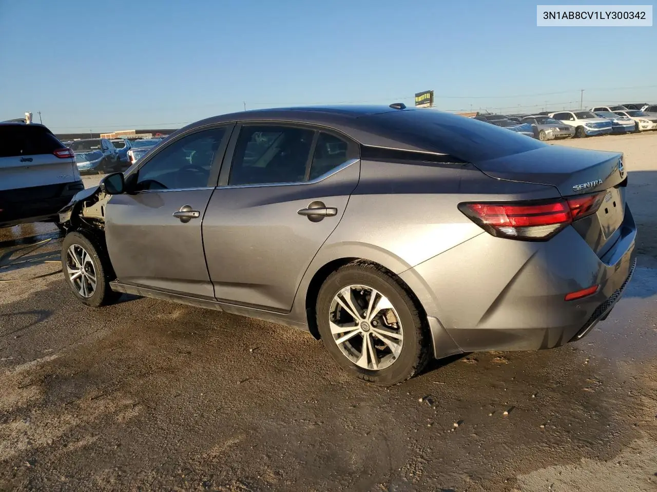 2020 Nissan Sentra Sv VIN: 3N1AB8CV1LY300342 Lot: 48491235