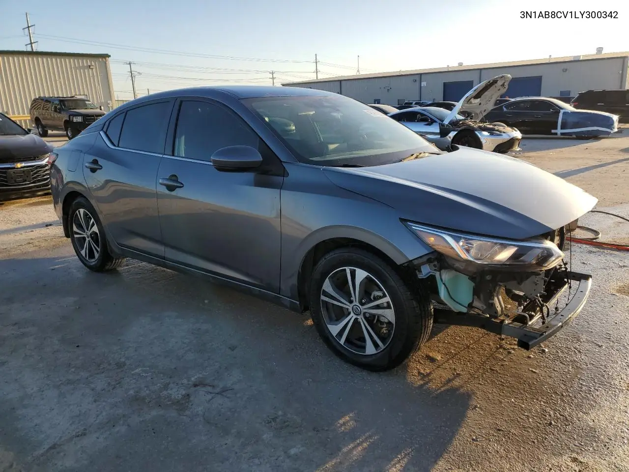 2020 Nissan Sentra Sv VIN: 3N1AB8CV1LY300342 Lot: 48491235