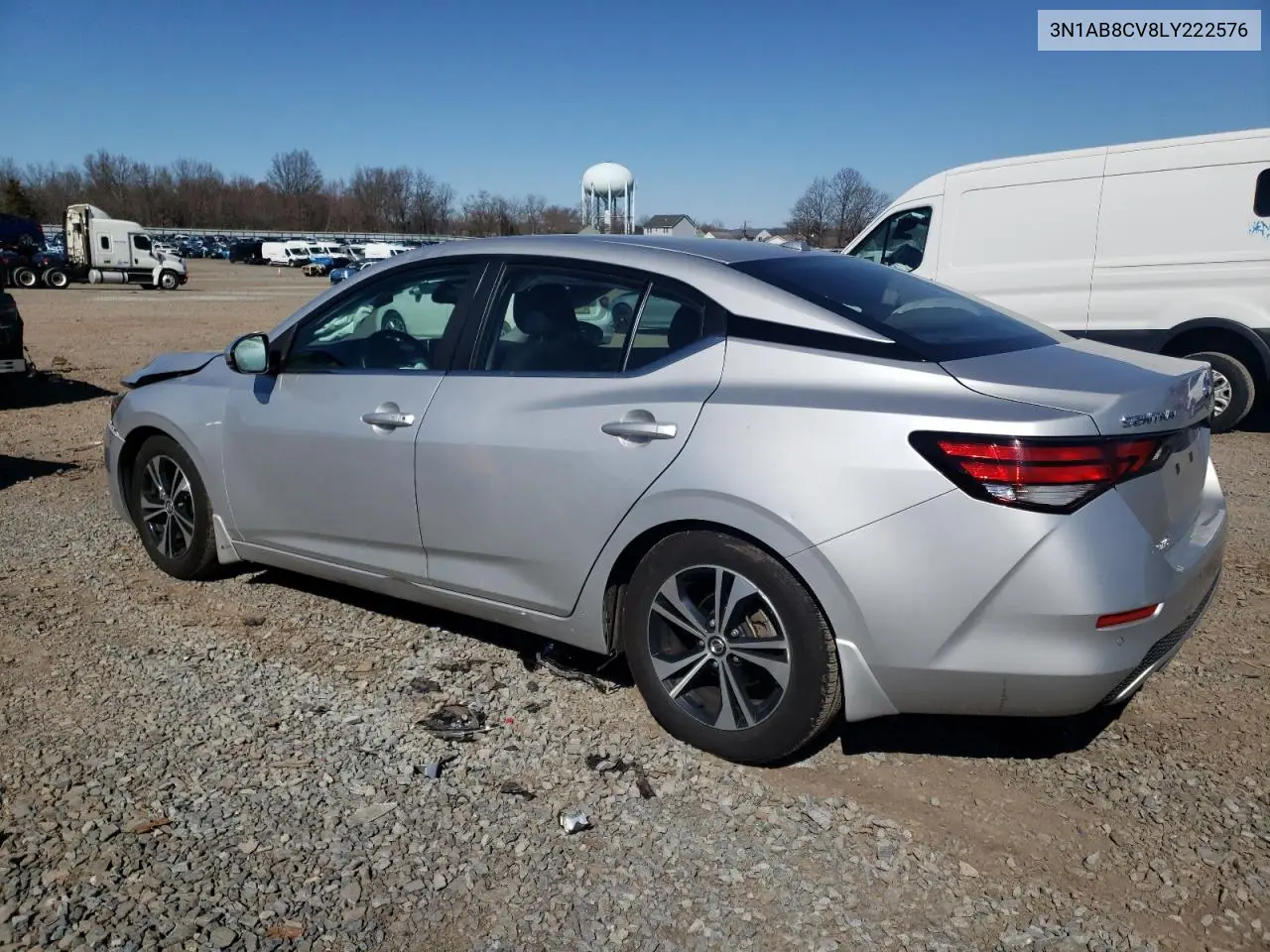 2020 Nissan Sentra Sv VIN: 3N1AB8CV8LY222576 Lot: 50930005