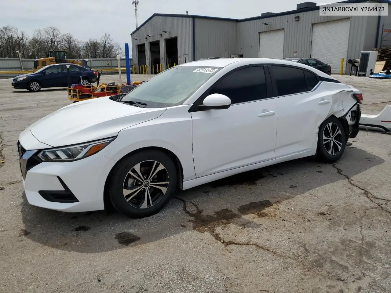 2020 Nissan Sentra Sv VIN: 3N1AB8CVXLY264473 Lot: 52913545