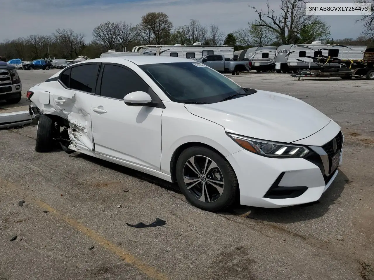 2020 Nissan Sentra Sv VIN: 3N1AB8CVXLY264473 Lot: 52913545