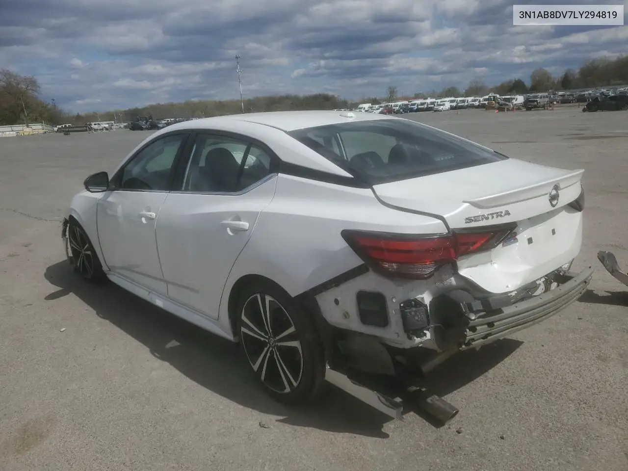 2020 Nissan Sentra Sr VIN: 3N1AB8DV7LY294819 Lot: 53202265