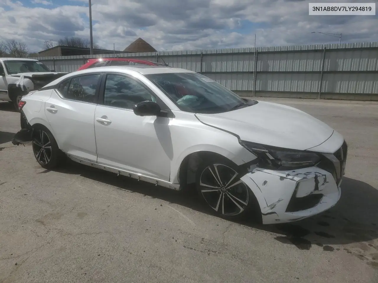 2020 Nissan Sentra Sr VIN: 3N1AB8DV7LY294819 Lot: 53202265