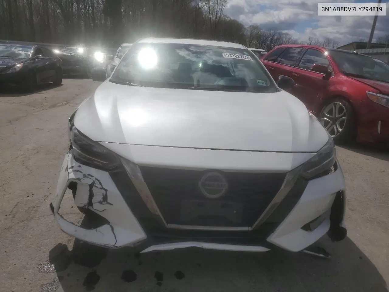 2020 Nissan Sentra Sr VIN: 3N1AB8DV7LY294819 Lot: 53202265