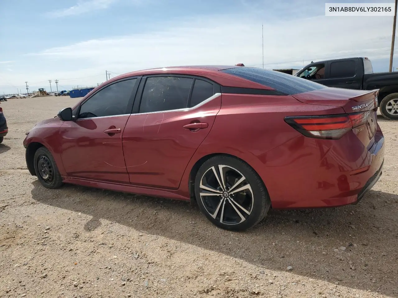 2020 Nissan Sentra Sr VIN: 3N1AB8DV6LY302165 Lot: 55838135