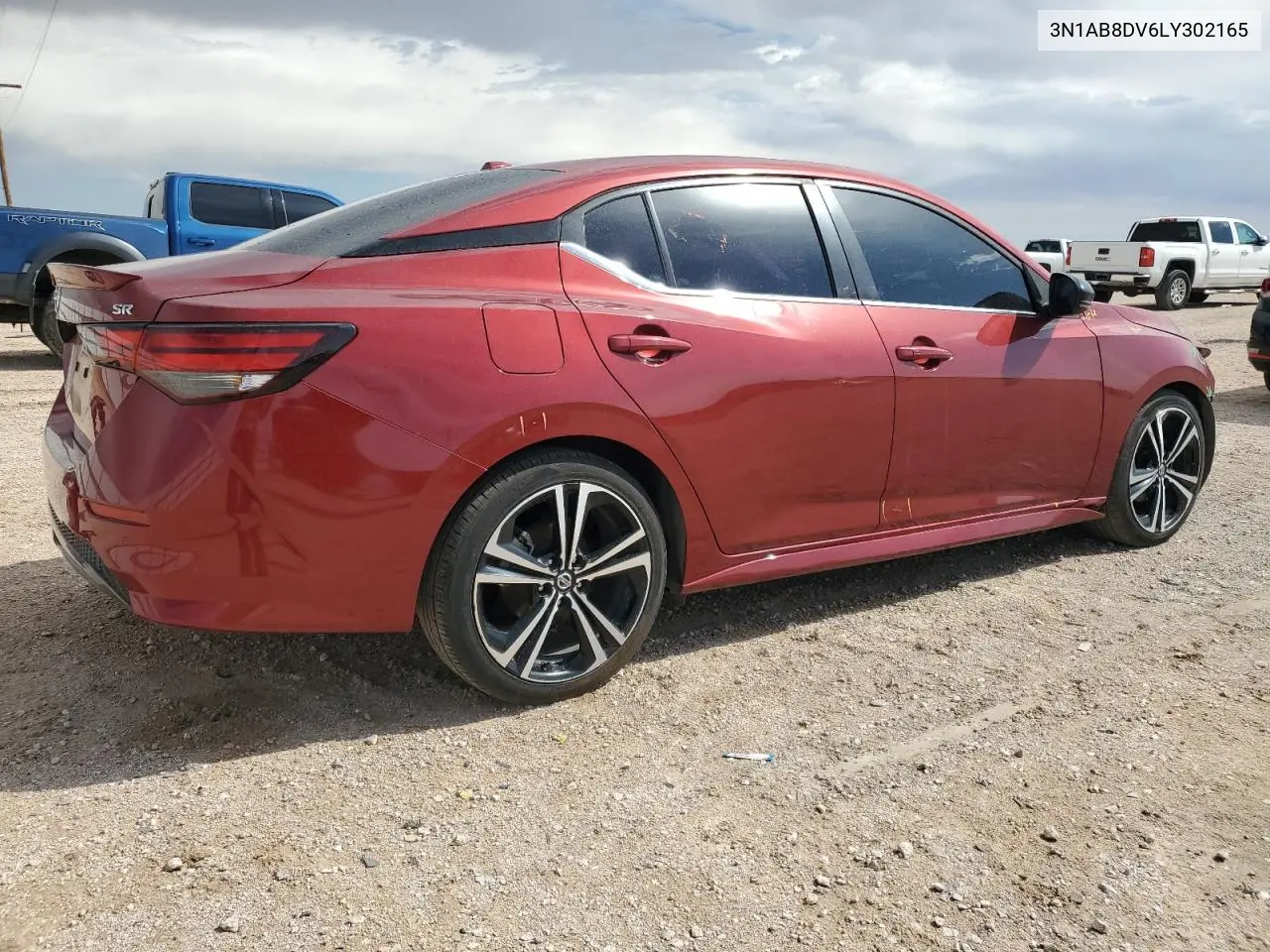 2020 Nissan Sentra Sr VIN: 3N1AB8DV6LY302165 Lot: 55838135