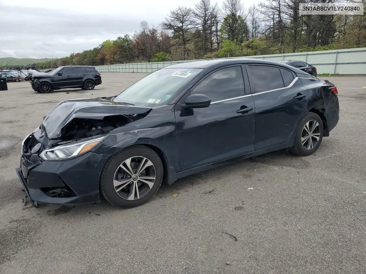2020 Nissan Sentra Sv VIN: 3N1AB8CV1LY240840 Lot: 56730865