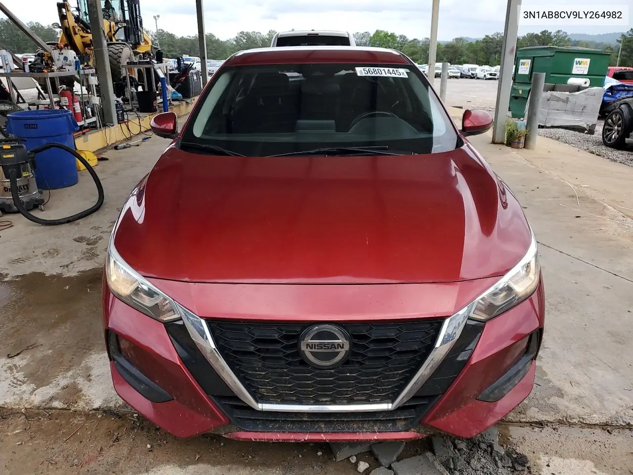 2020 Nissan Sentra Sv VIN: 3N1AB8CV9LY264982 Lot: 56801445