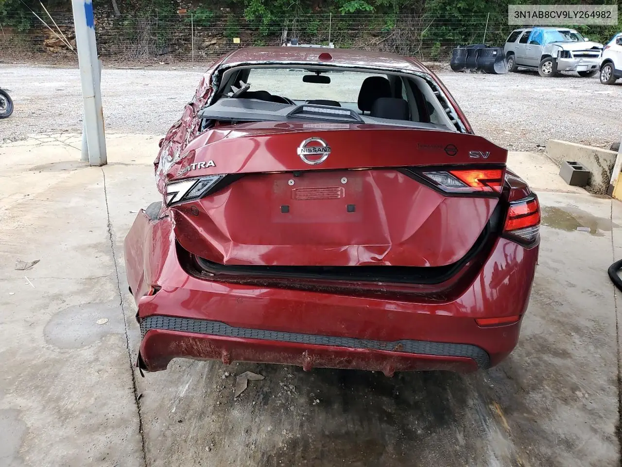 2020 Nissan Sentra Sv VIN: 3N1AB8CV9LY264982 Lot: 56801445