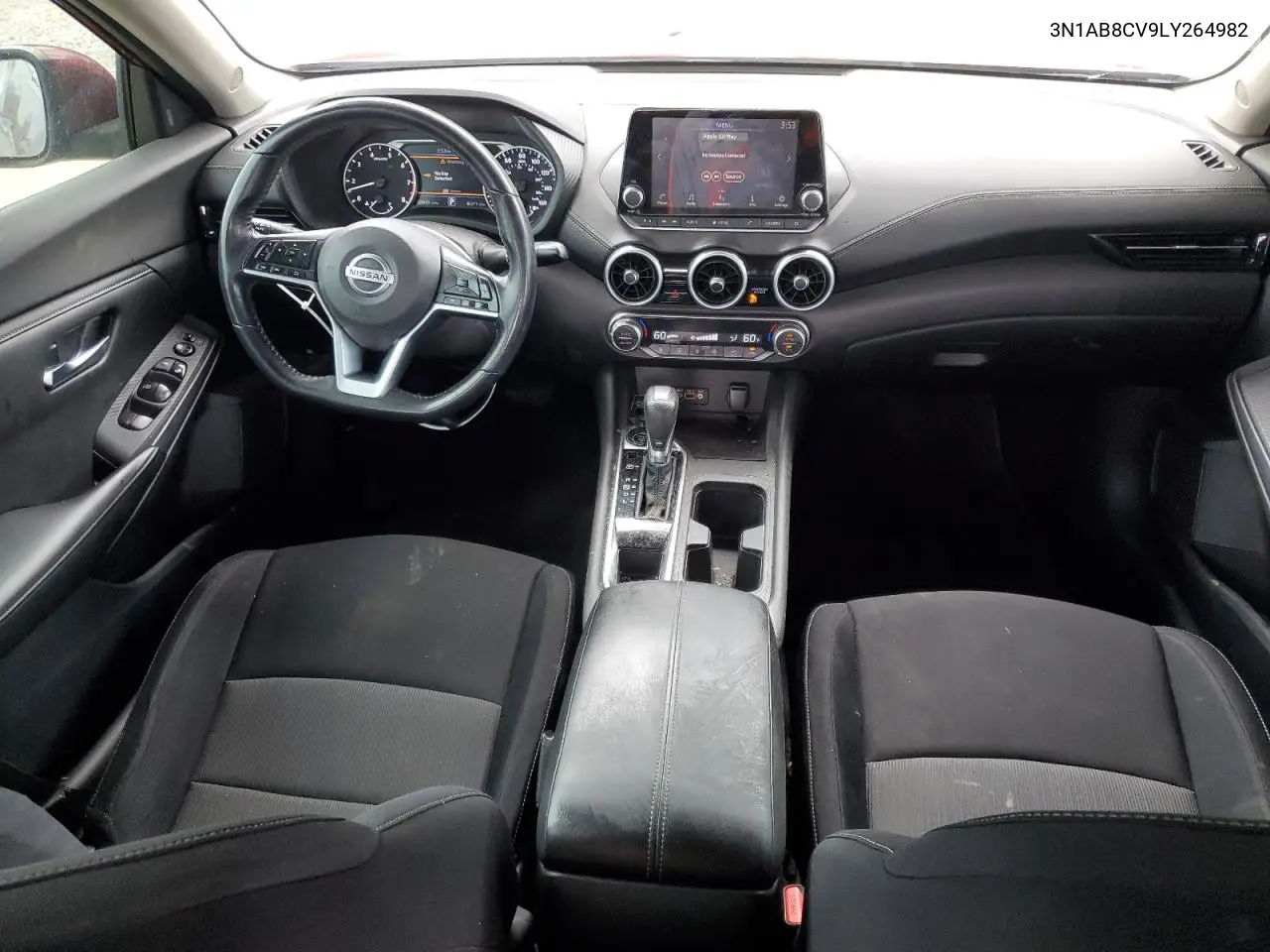 2020 Nissan Sentra Sv VIN: 3N1AB8CV9LY264982 Lot: 56801445