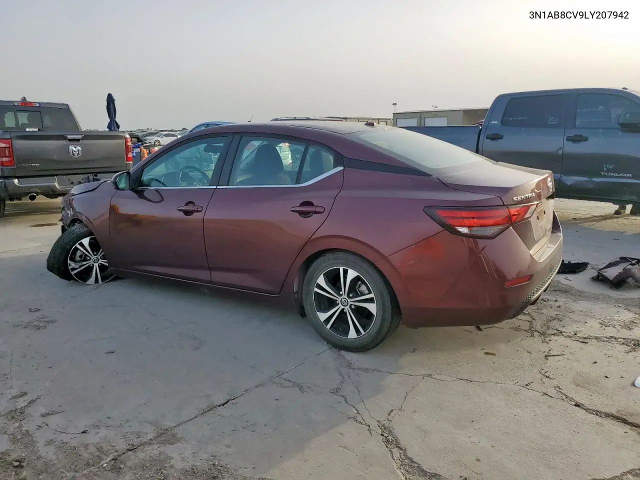 2020 Nissan Sentra Sv VIN: 3N1AB8CV9LY207942 Lot: 56867115