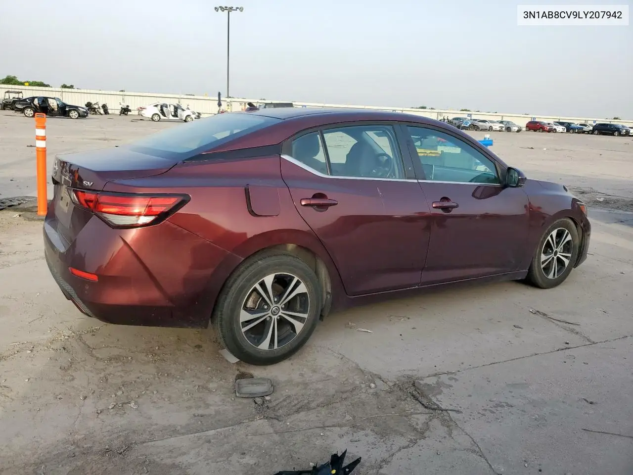2020 Nissan Sentra Sv VIN: 3N1AB8CV9LY207942 Lot: 56867115