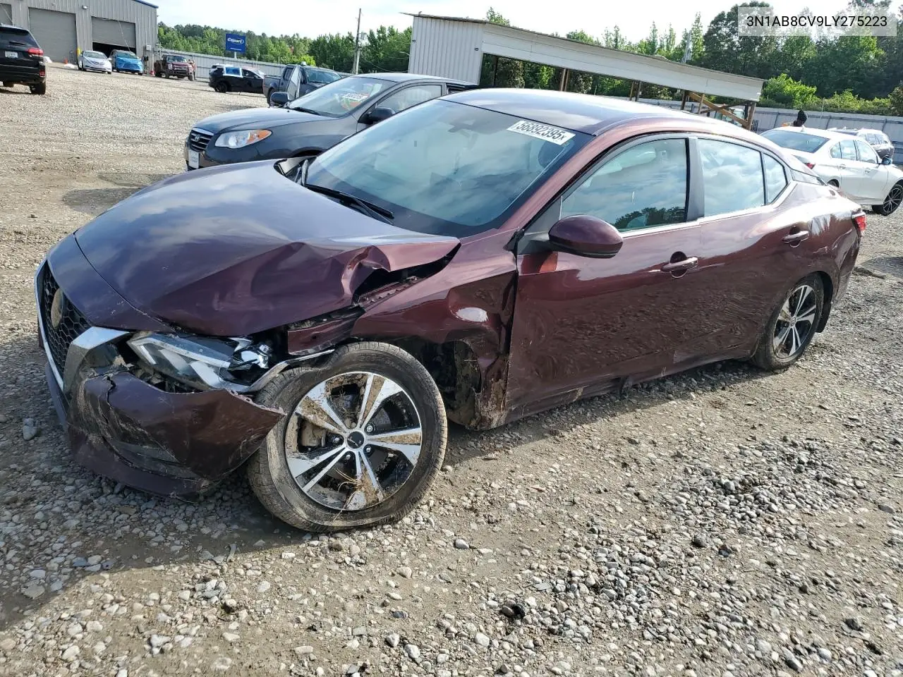 2020 Nissan Sentra Sv VIN: 3N1AB8CV9LY275223 Lot: 56892395