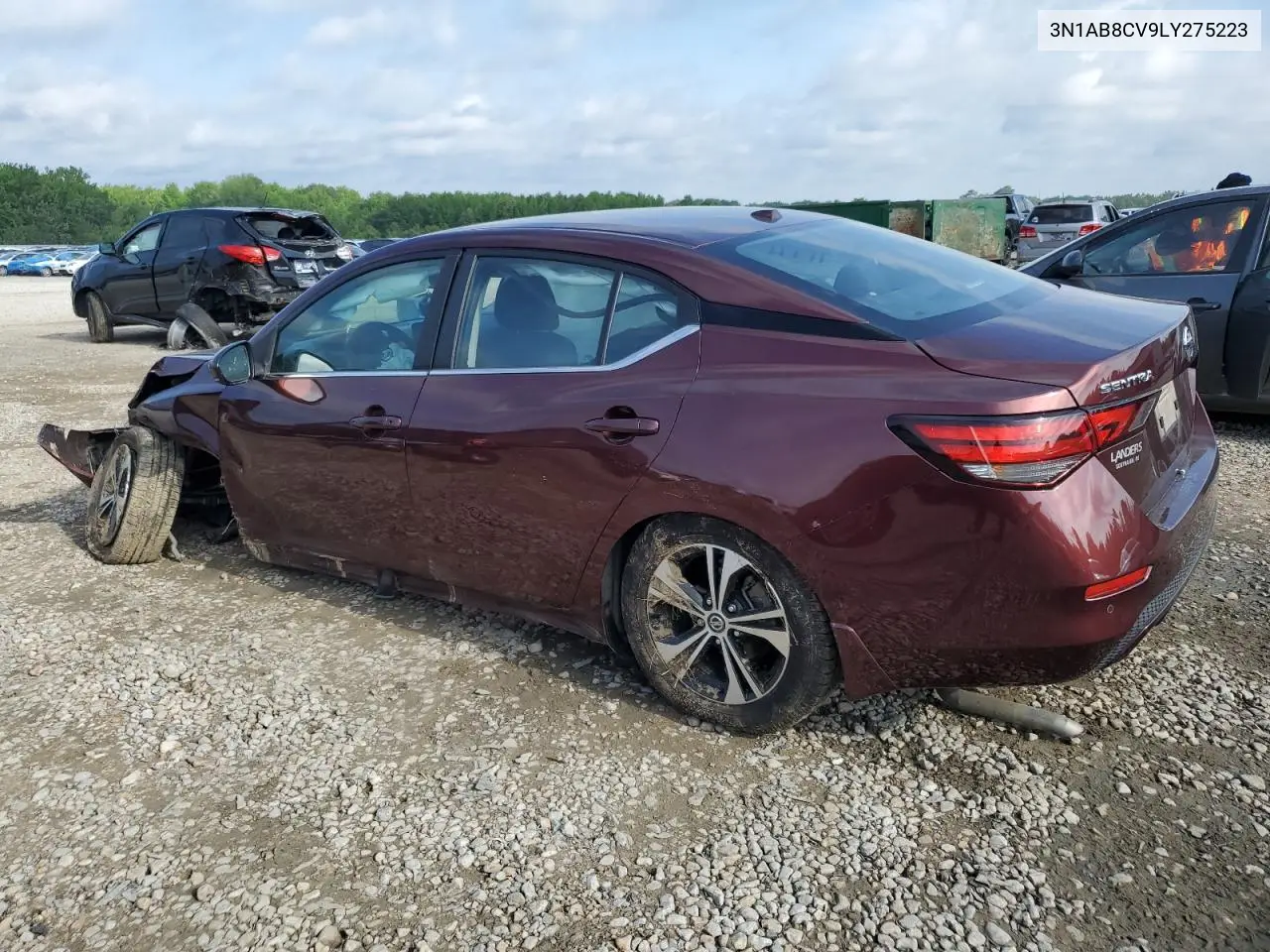 2020 Nissan Sentra Sv VIN: 3N1AB8CV9LY275223 Lot: 56892395