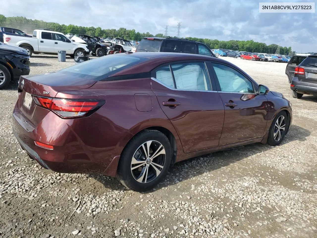 2020 Nissan Sentra Sv VIN: 3N1AB8CV9LY275223 Lot: 56892395