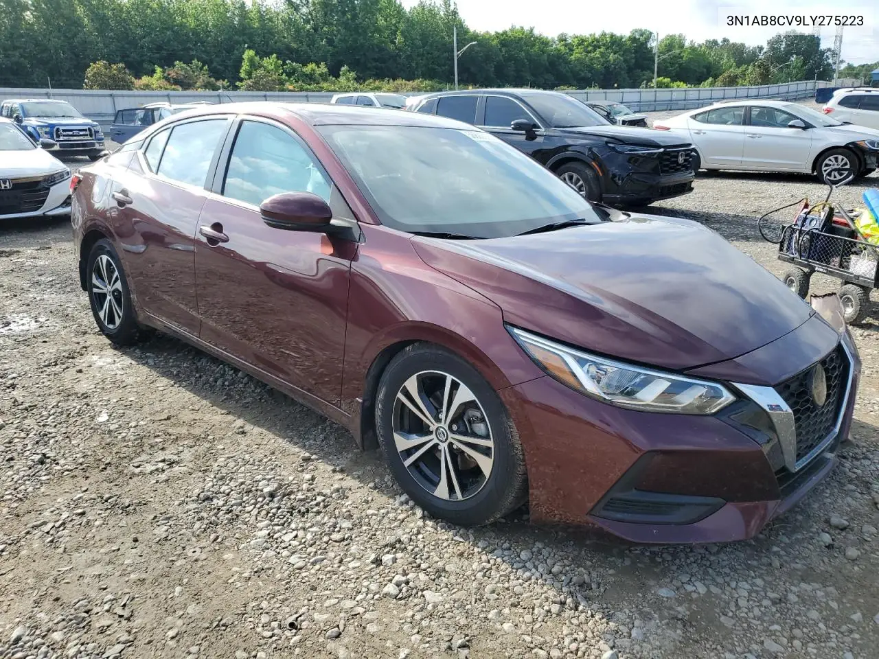 2020 Nissan Sentra Sv VIN: 3N1AB8CV9LY275223 Lot: 56892395