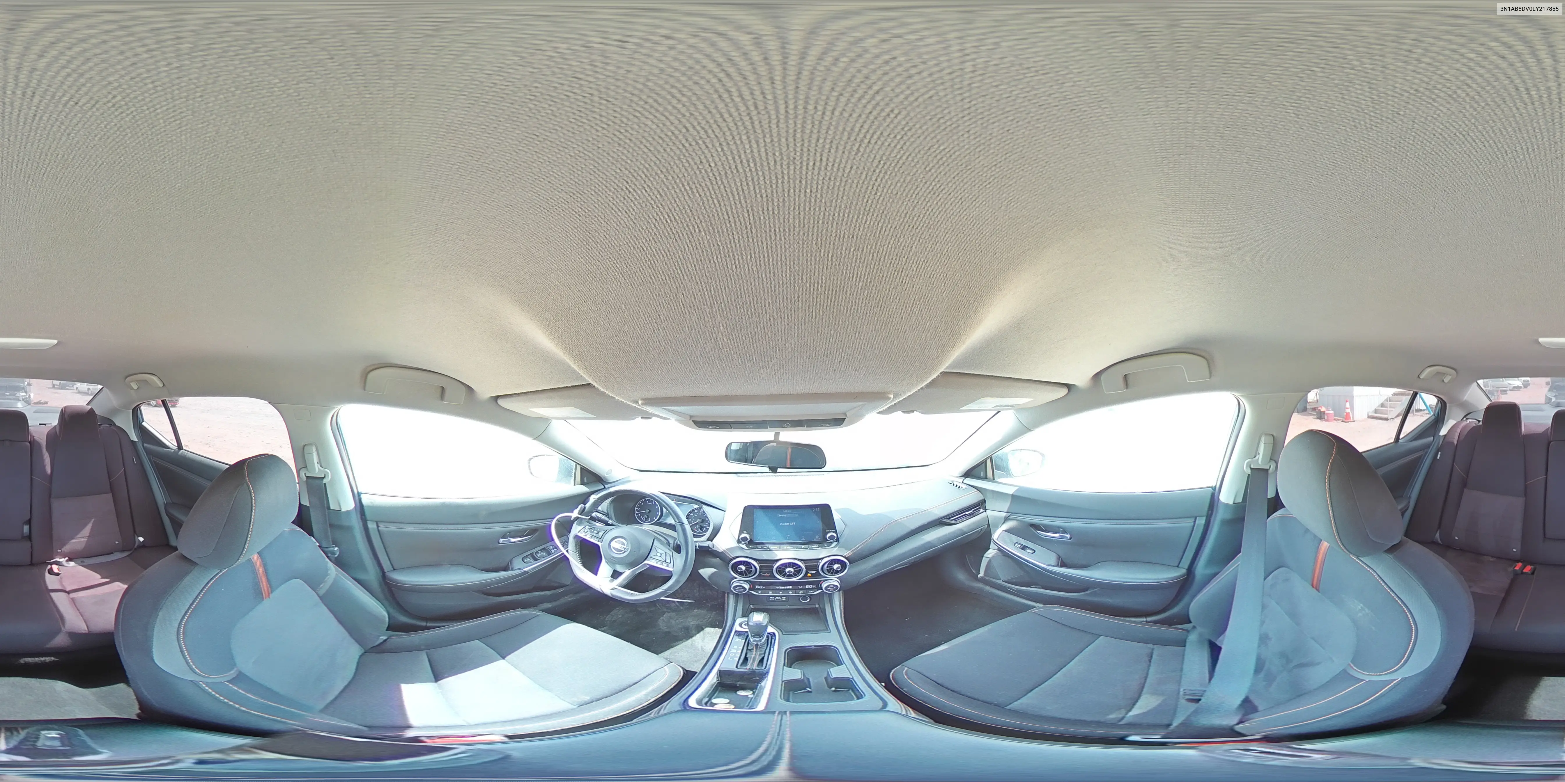 2020 Nissan Sentra Sr VIN: 3N1AB8DV0LY217855 Lot: 57256895