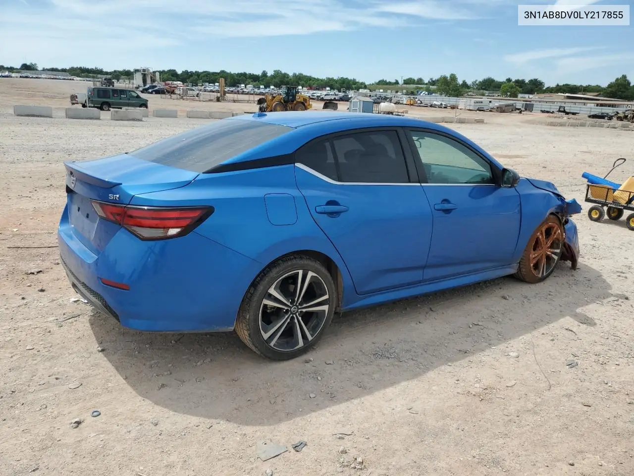 2020 Nissan Sentra Sr VIN: 3N1AB8DV0LY217855 Lot: 57256895