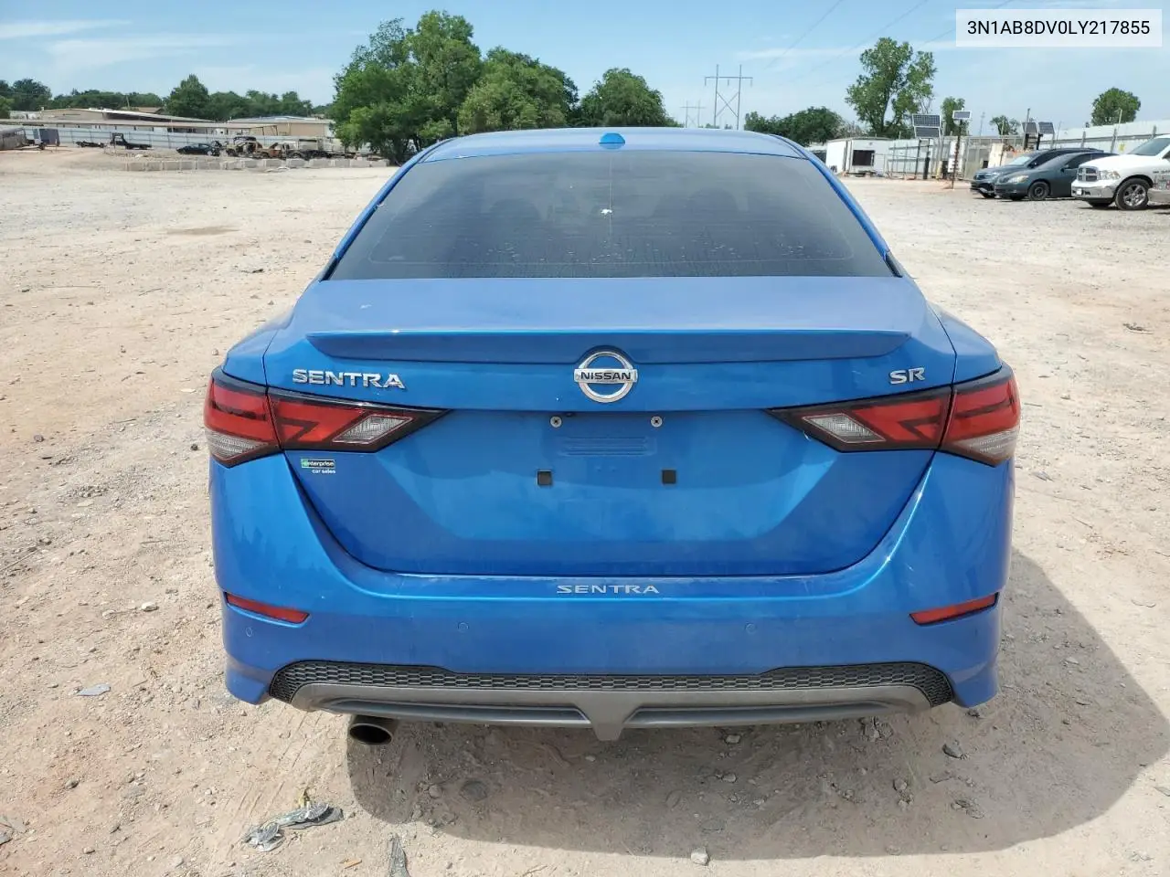 2020 Nissan Sentra Sr VIN: 3N1AB8DV0LY217855 Lot: 57256895