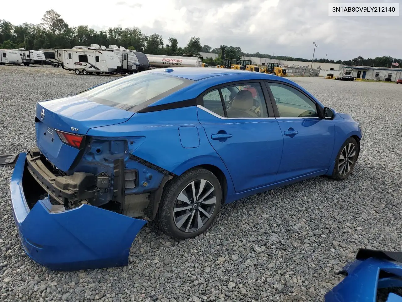 2020 Nissan Sentra Sv VIN: 3N1AB8CV9LY212140 Lot: 59492155
