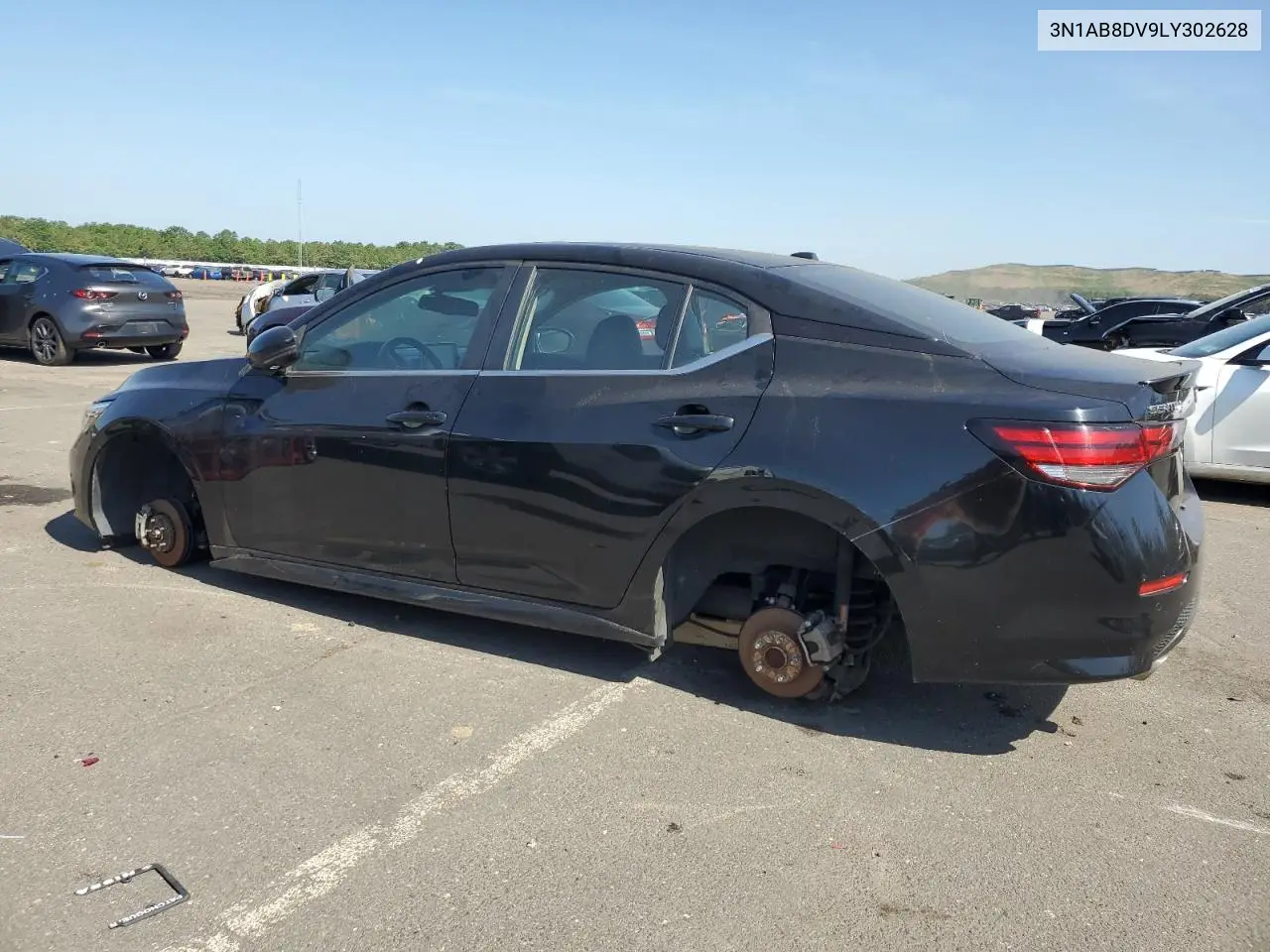 2020 Nissan Sentra Sr VIN: 3N1AB8DV9LY302628 Lot: 61647735