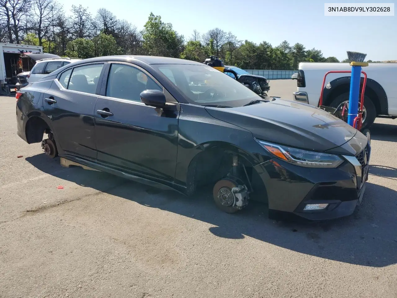 2020 Nissan Sentra Sr VIN: 3N1AB8DV9LY302628 Lot: 61647735
