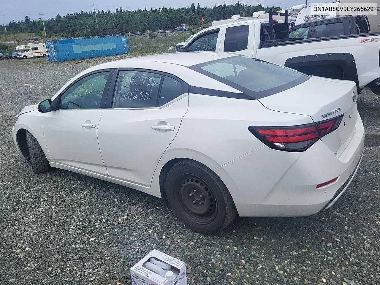 2020 Nissan Sentra Sv VIN: 3N1AB8CV9LY265629 Lot: 61812375